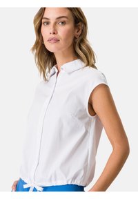 zero MIT TUNNELZUG - Bluse - brilliant white