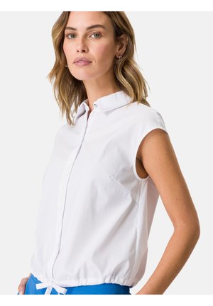 MIT TUNNELZUG - Blouse - brilliant white