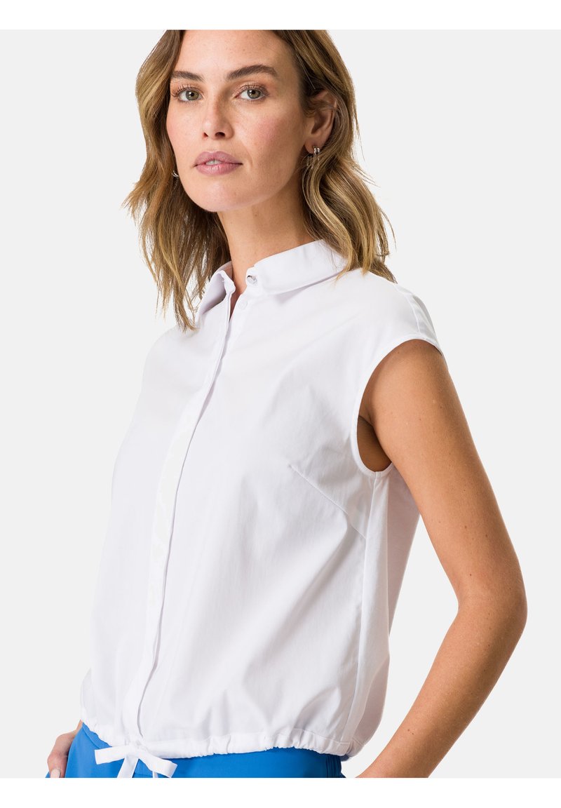 zero MIT TUNNELZUG - Bluse - brilliant white