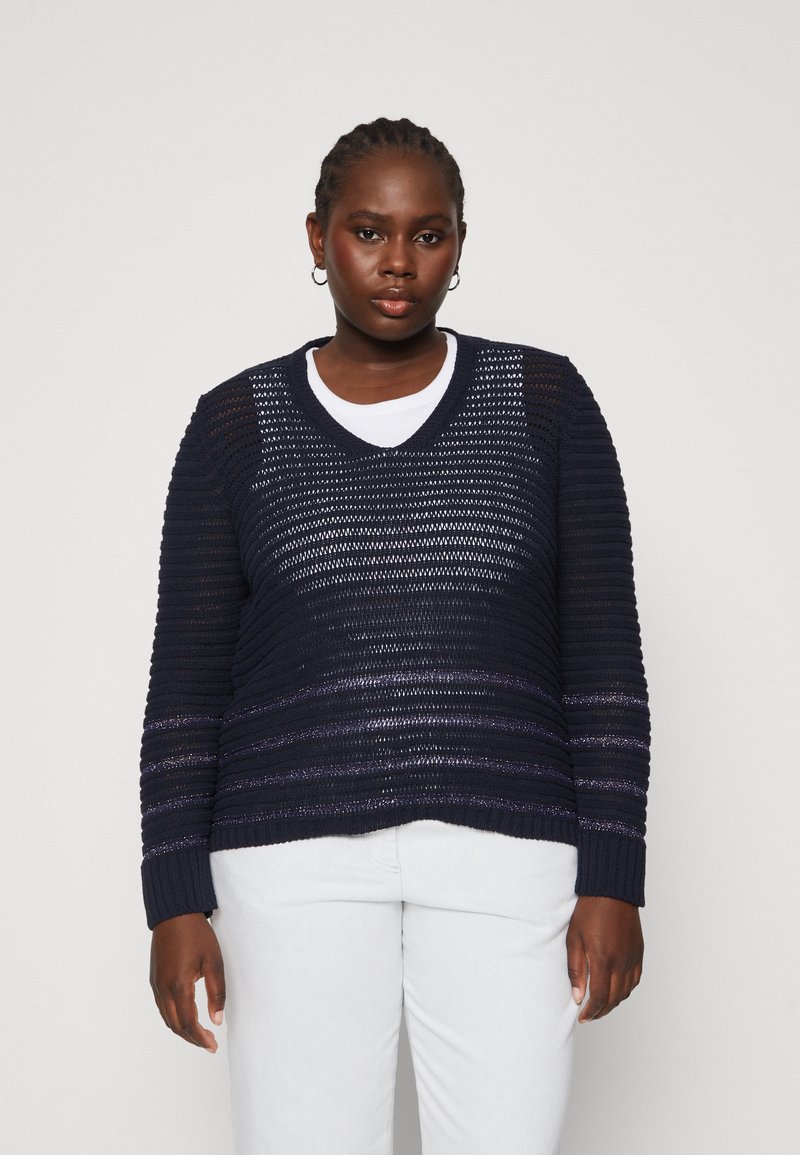 Persona by Marina Rinaldi - LEONIDA - Jumper - blu notte, Enlarge