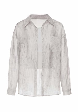 usha, SET - Chemisier - grey white