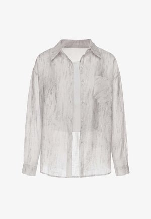 usha, SET - Chemisier - grey white