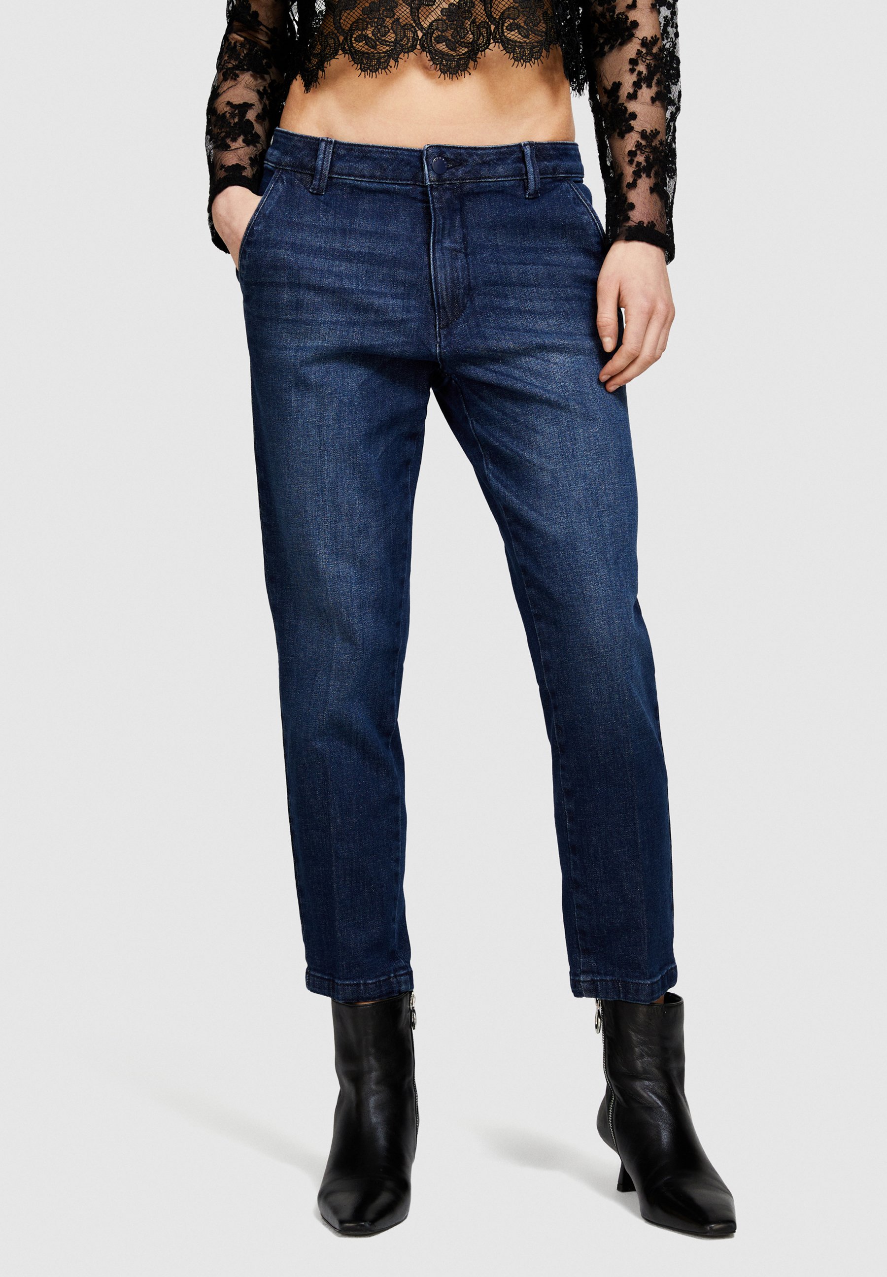 Jeans Sisley Pantaloni Donna Sisley Abbigliamento Donna Saldi