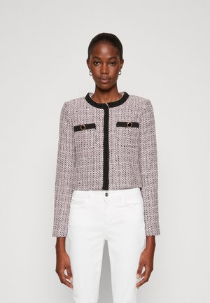 GIACCA BOUCLE - Blazer - pink/black