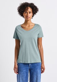 Street One 2ER-PACK  - T-shirt basic - Royal blue Moon washed
