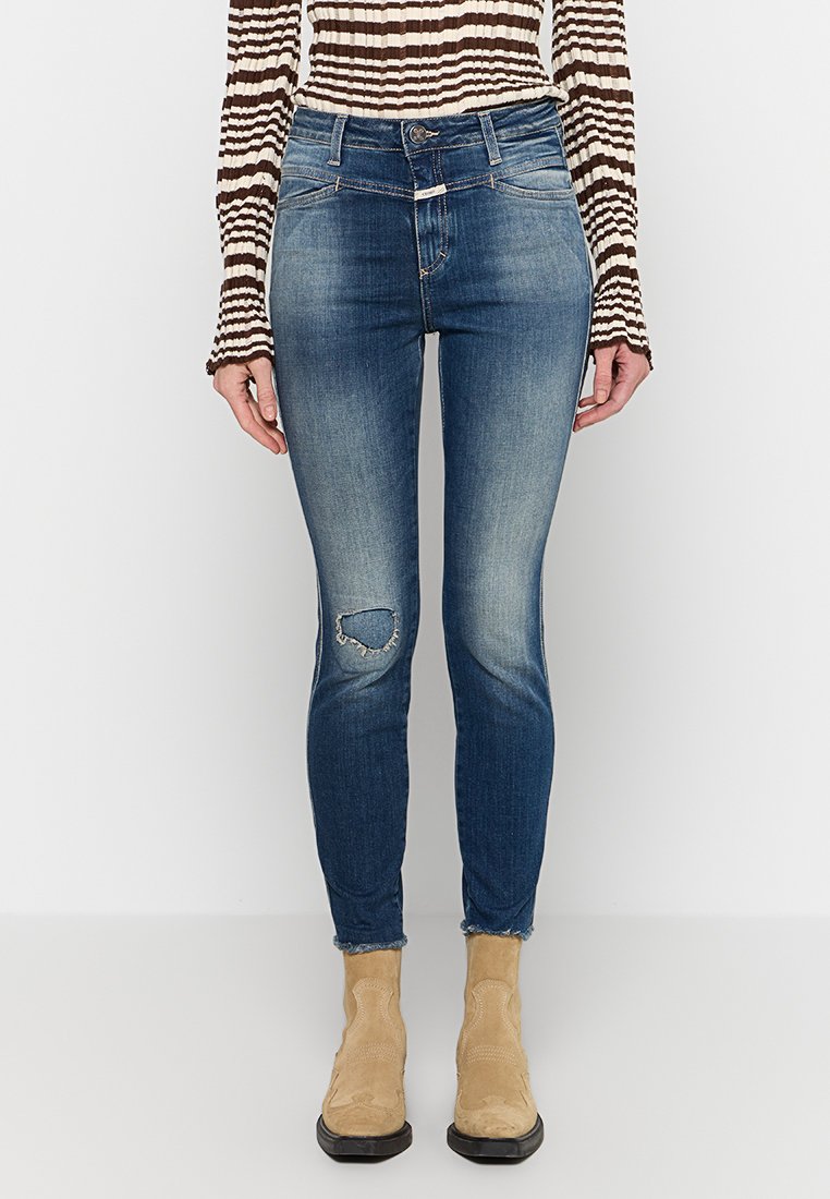 closed Jeans Skinny Fit donkerblauw
