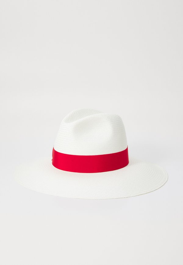 SOPHIE PANAMA  - Hat - sbiancato cinta rosso lampone
