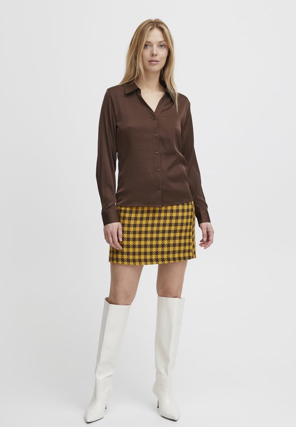 BYHENCE - Button-down blouse - chicory coffee4