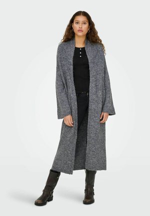 ONLAZU LS COATIGAN CC - Adīta jaka - medium grey melange