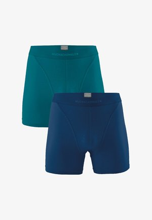 MUCHACHOMALO 2-PACK SOLID - Boxer alsónadrág - blue green
