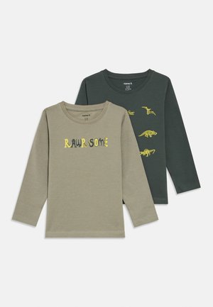 Name it NMMVUX 2 PACK - Top s dlouhým rukávem - shadow/urban chic