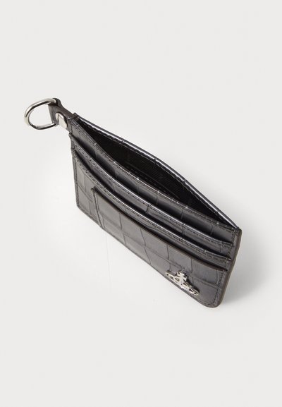 Vivienne Westwood CARD HOLDER FLAT CHAIN UNISEX - Peněženka - anthracite