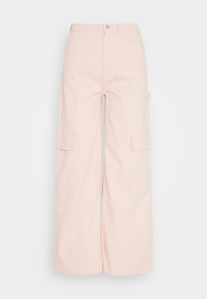 Weekday SIENNA TROUSER - Pantalon cargo - pink dusty light