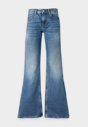 Replay, LOW WAIST - Jean flare - blue denim