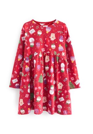 Jerseykjole - red