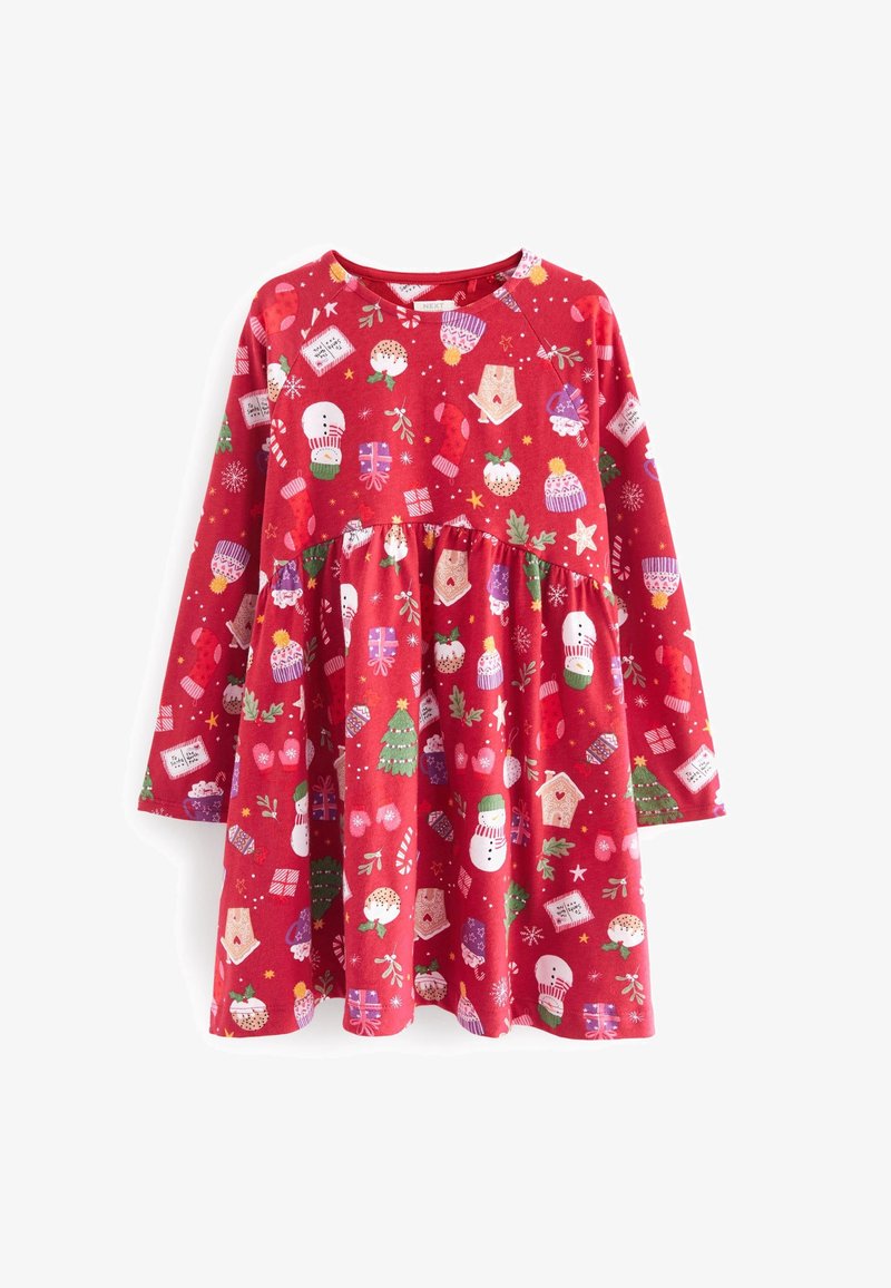 Next STANDARD - Robe en jersey - red christmas print