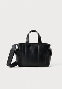 Handbag - black/old silver-coloured