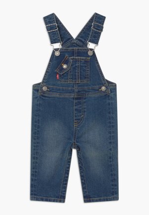 LOGO TAPE OVERALLS - Salopette - blue denim