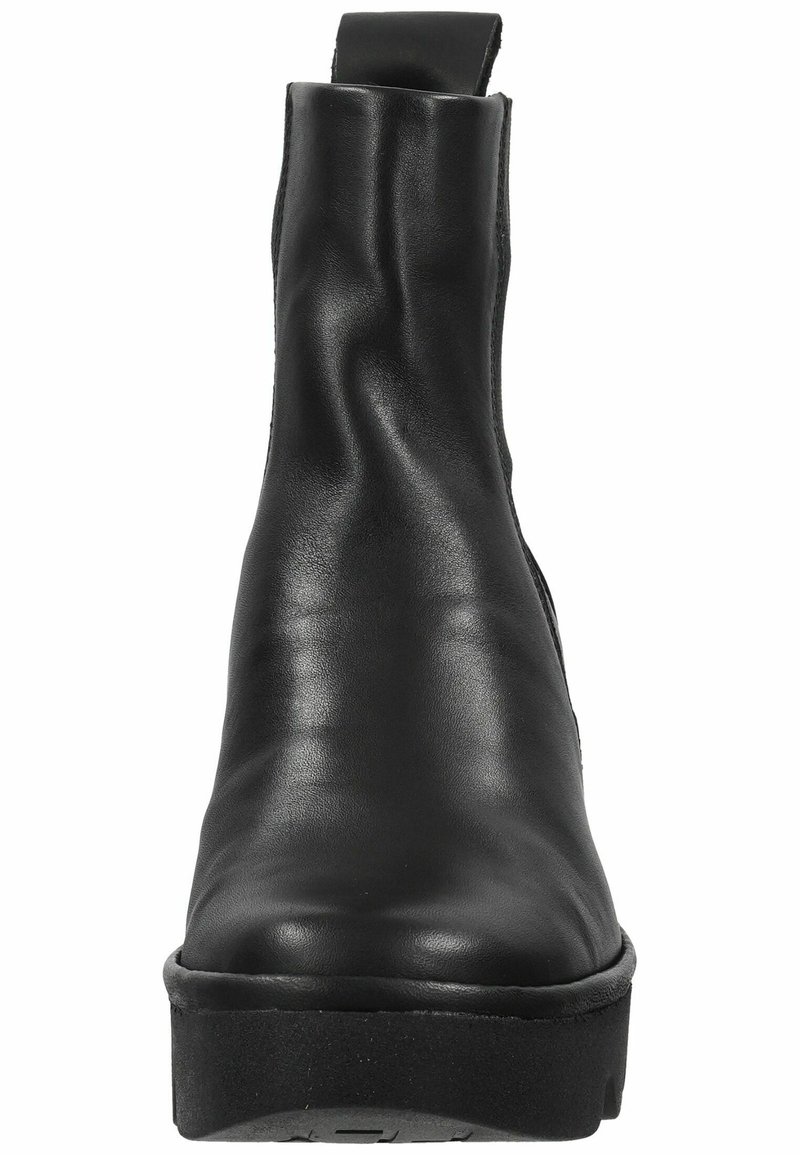 Fly London riwi zip boots in burgundy