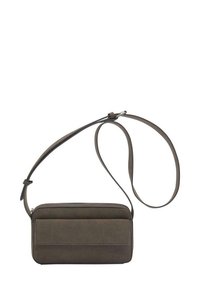 SHOULDER - Taška s příčným popruhem - brown