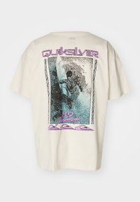 Quiksilver BACK FLASH  - Print T-shirt - birch