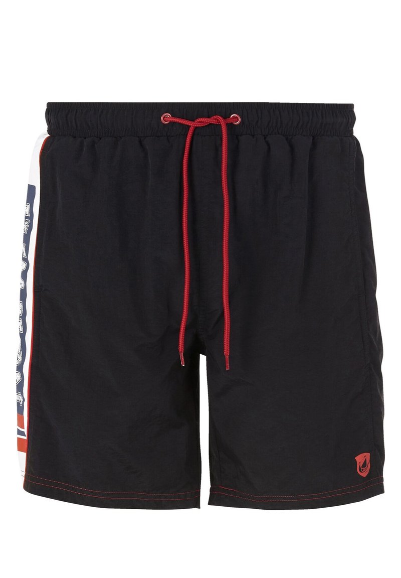 Herren Badehosen | Jan Vanderstorm BALDGER Badeshorts schwarz - ID88917 Herren Badehosen | Jan Vanderstorm BALDGER Badeshorts schwarz - ID88917