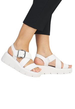 Platform sandals - weiss