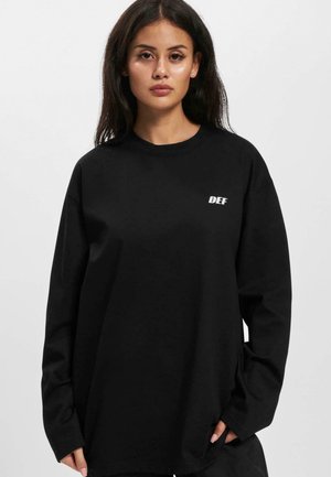 EVERYDAY  - Tops ar garām piedurknēm - black