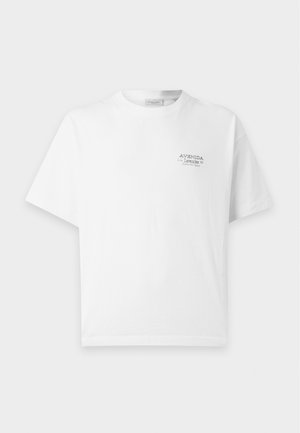 Jack & Jones, JORATOCHA SKETCH BACK TEE SS CREW NECK - Μπλουζάκι με στάμπα - bright white