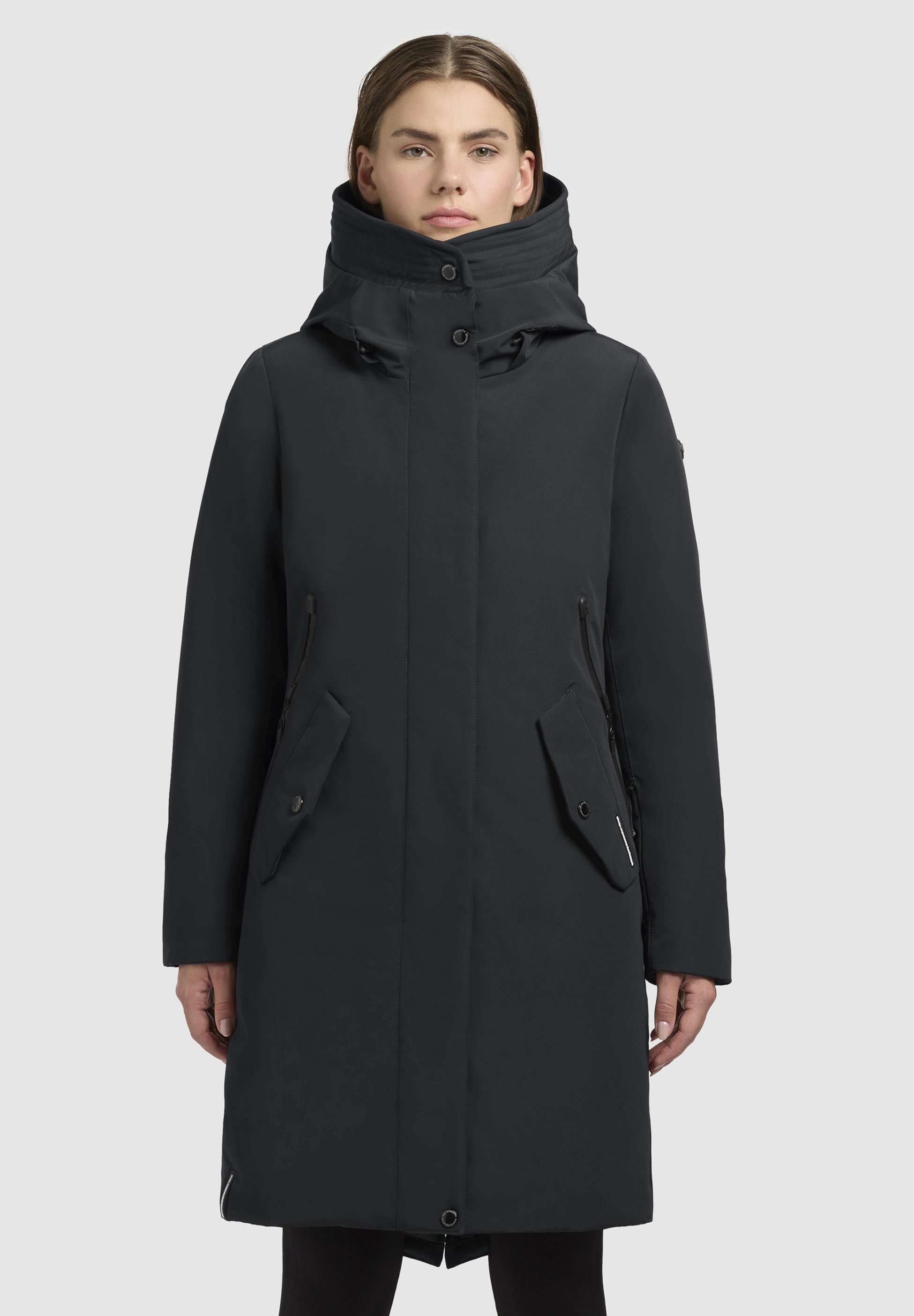 Winter Coat Zalando Khujo Mujer Khujo CHARLYN Parka Dunkelgrau
