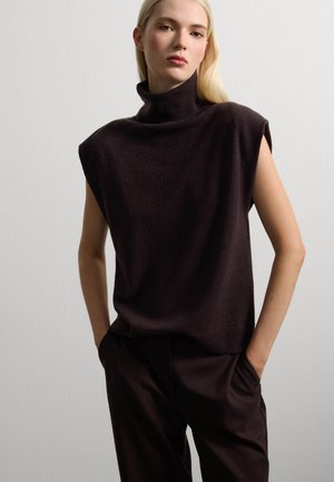 REGULAR FIT  - Strickpullover - light brown