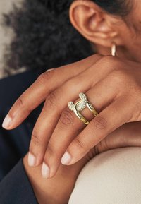 Next INTERLINK SPARKLE - REGULAR FIT - Prsten - gold tone