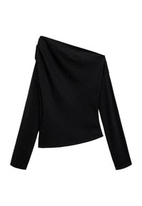 Langærmet T-shirt - black