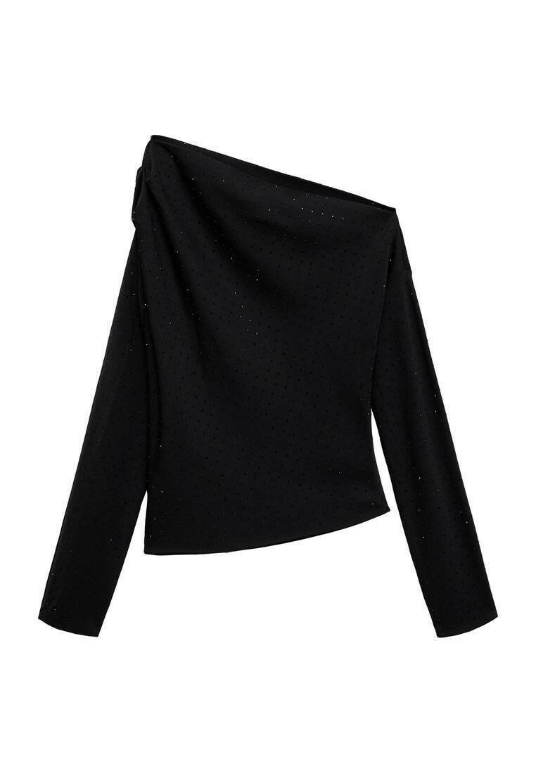 Mango Longsleeve zwart Mango Longsleeve zwart