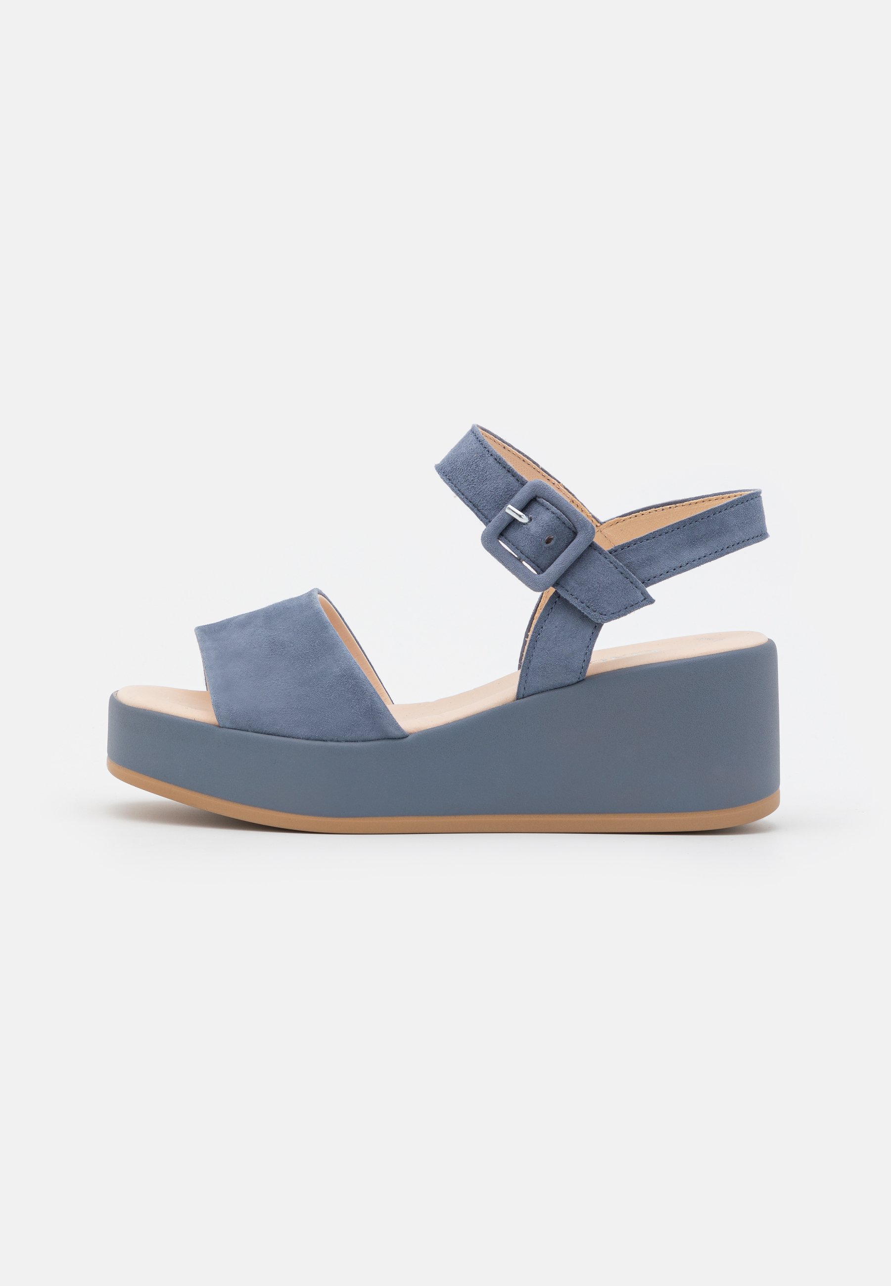 Gabor Sandalen met plateauzool - nautic/blauw - Zalando.nl