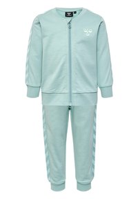 Hummel - BILLE SET - Trainingspak - blue surf Miniatuurafbeelding 1