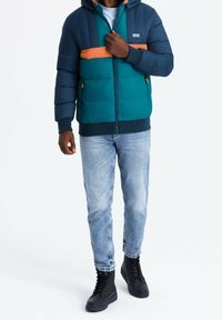 Ombre Vinterjakker - dark blue
