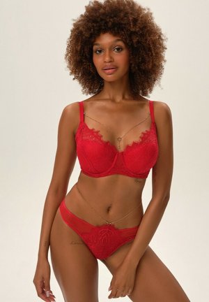 ESOTIQ OKSANA - Triangle bra - Red