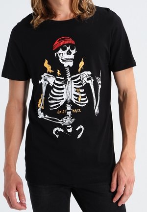 T-shirt print - black