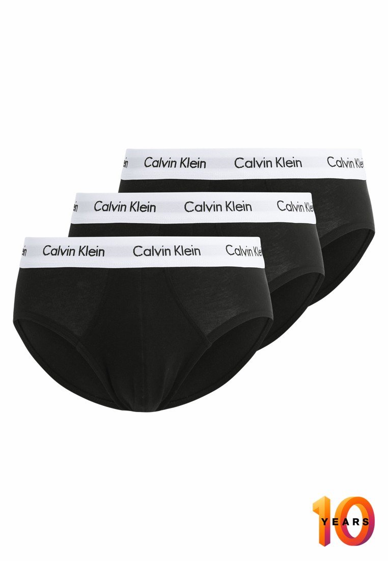 Calvin Klein Underwear Brief 3 Pack Slip Black Schwarz Zalando De