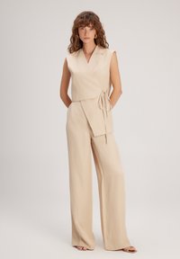 adL WIDE LEG  - Broek - Beıge