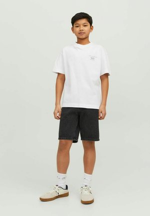 Jack & Jones Junior CREW NECK - T-shirt con stampa - bright white