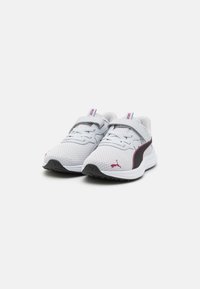 Puma REFLECT LITE UNISEX - Cestná bežecká obuv - silver mist/black/magenta gleam