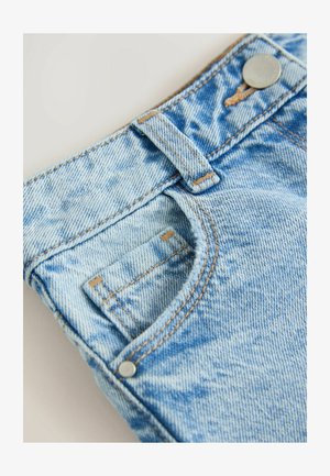 Next, FRAYED EDGE - Kratke hlače od trapera - mid blue