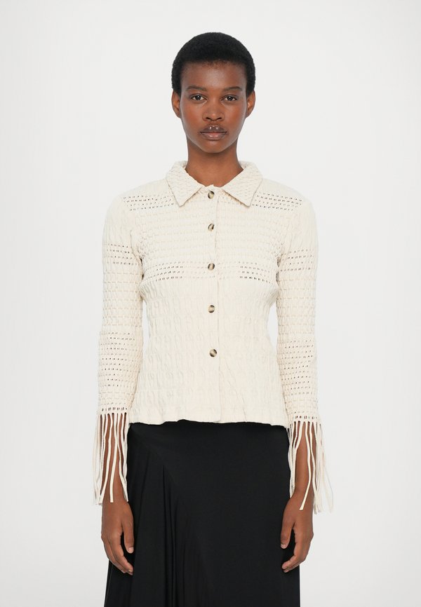 NICETA - Button-down blouse - creme