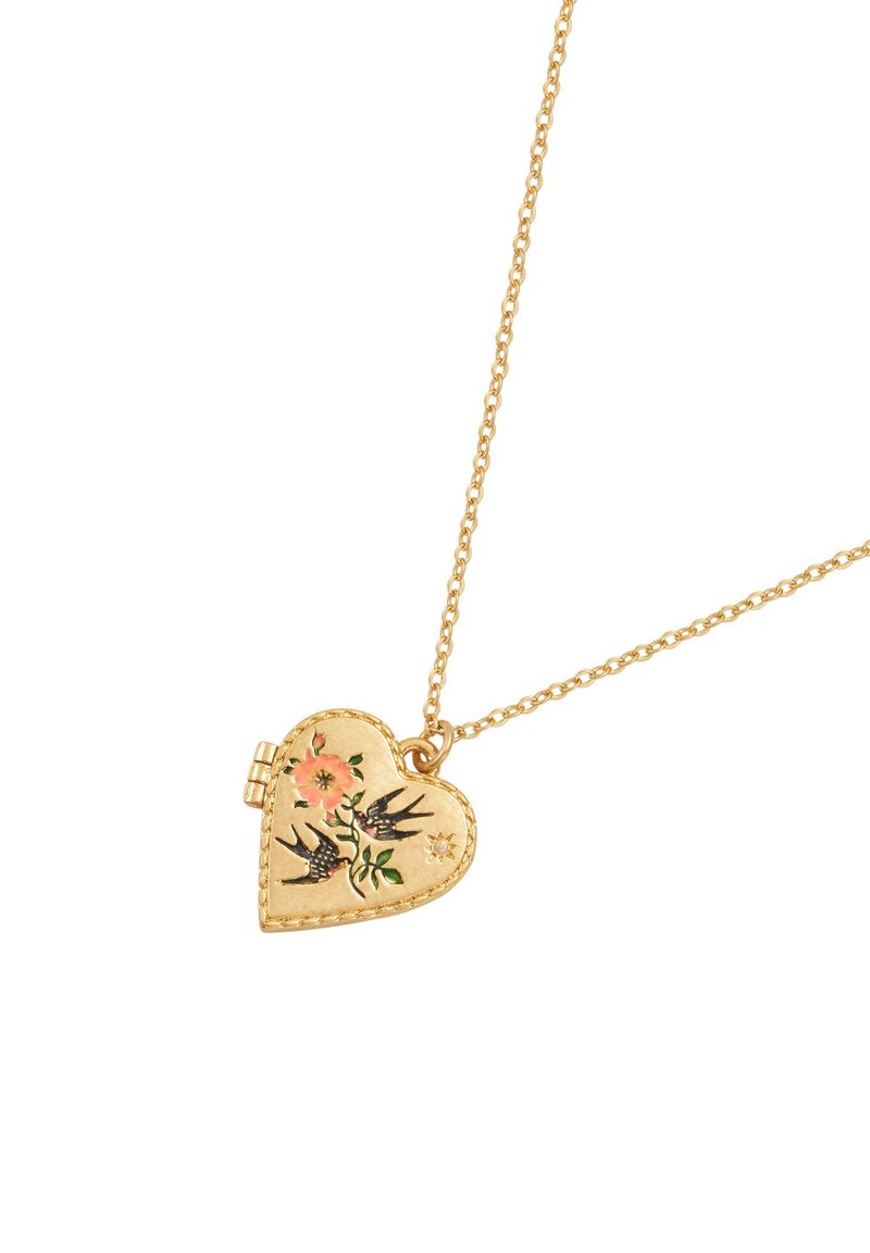 Design Spoo | Ciondolo per collana vintage riempibile con bussola, collana con urna commemorativa per ceneri | Medaglioni in argento 925