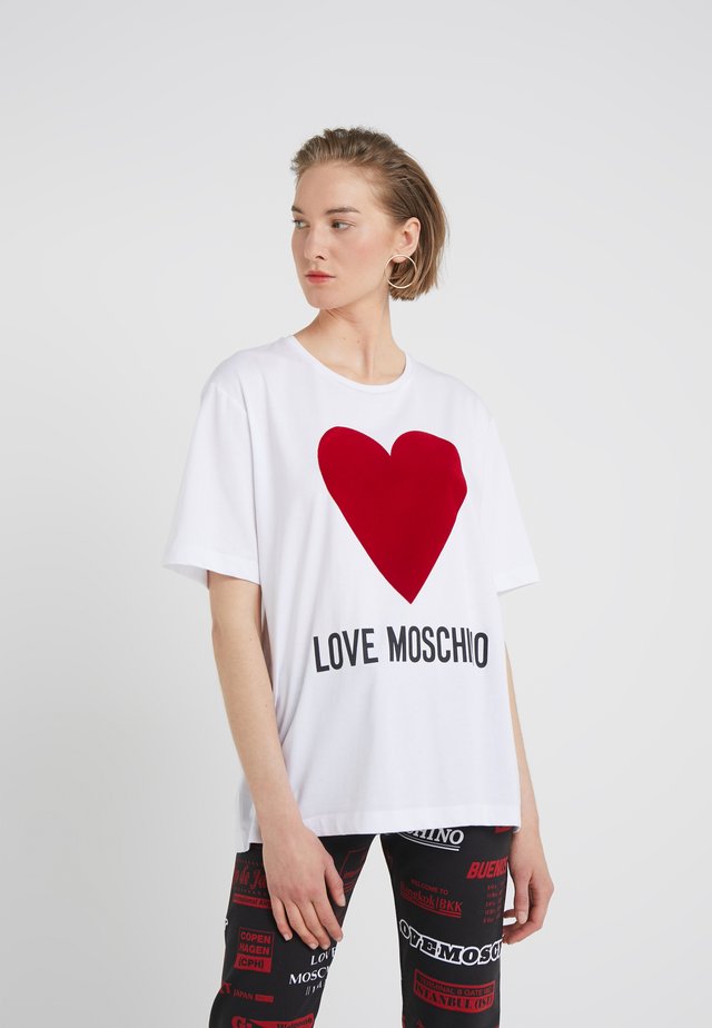 Print T-shirt - white