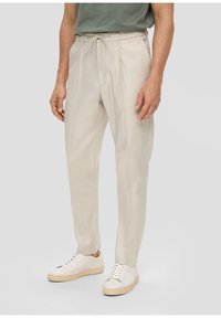 s.Oliver BLACK LABEL Trousers - off-white