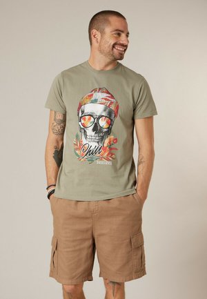 ORIGINAL JEK - T-shirt print - helles kaki