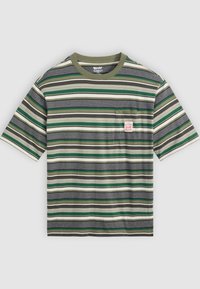 Unselected, darlin stripe four leaf clover